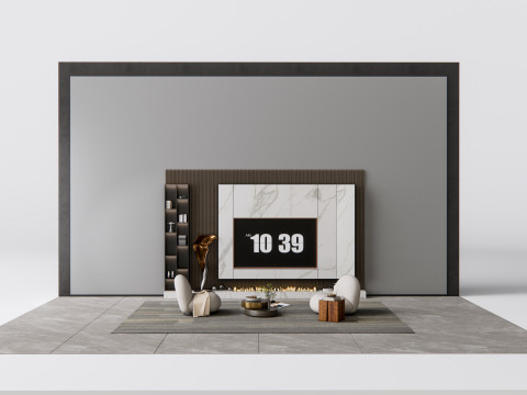 TV wall 12 3D Model