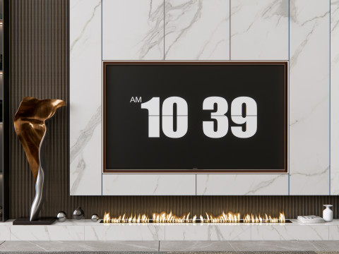 TV wall 12 3D Model