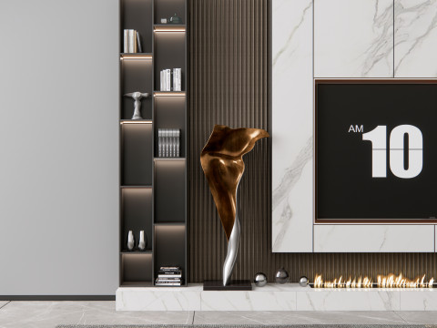 TV wall 12 3D Model