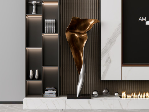 TV wall 12 3D Model