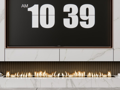 TV wall 12 3D Model