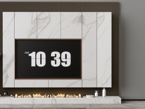 TV wall 12 3D Model