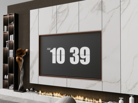 TV wall 12 3D Model