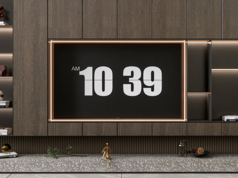 TV wall 13 3D Модель
