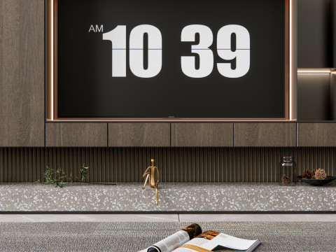TV wall 13 3D Модель