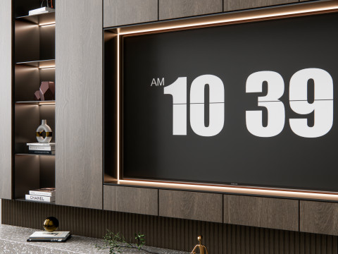 TV wall 13 3D Модель