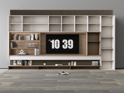 TV wall 15 Model 3D