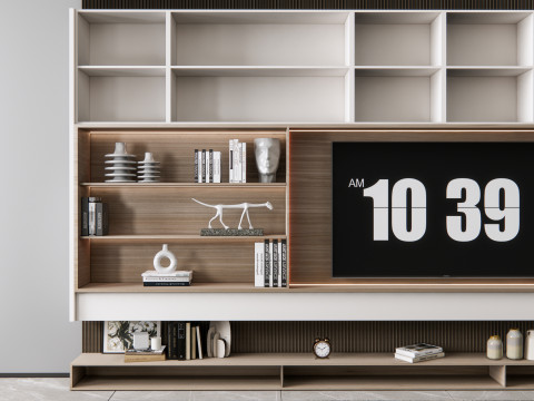 TV wall 15 Model 3D