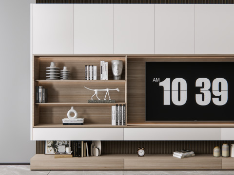TV wall 15 Model 3D