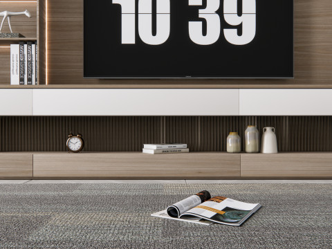 TV wall 15 Model 3D