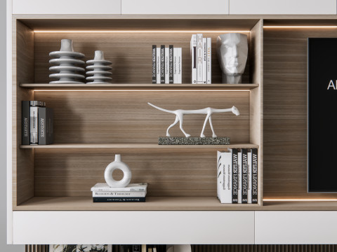 TV wall 15 Model 3D