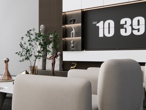 TV wall 18 3D 모델