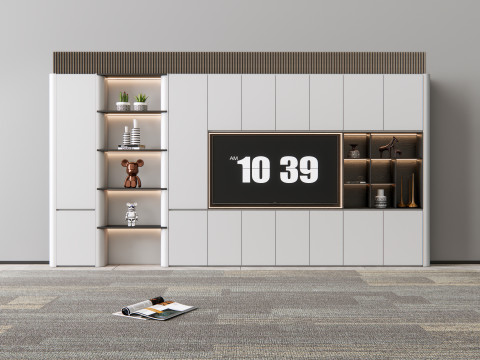 TV wall 20 3D Model