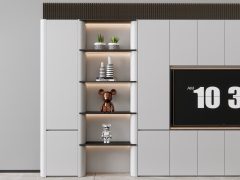 TV wall 20 3D Model