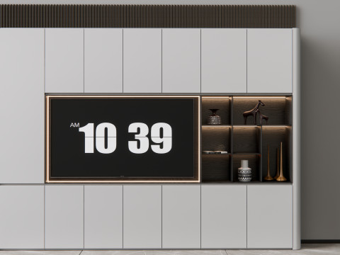 TV wall 20 3D Model