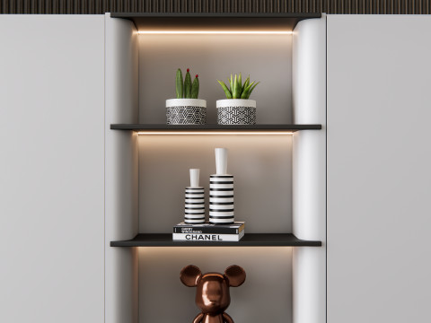 TV wall 20 3D Model