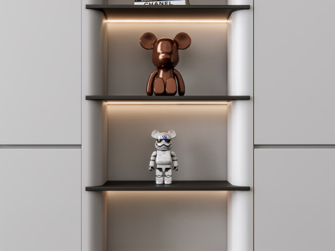 TV wall 20 3D Model