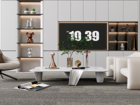 TV wall 20 3D Model