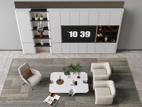 TV wall 20 3D Model