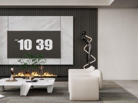 TV wall 21 3D Model