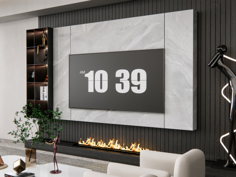 TV wall 21 3D Model