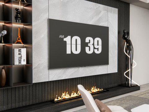 TV wall 21 3D Model