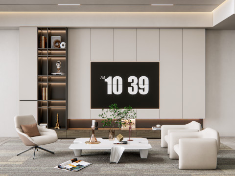 TV wall 22 3D Model