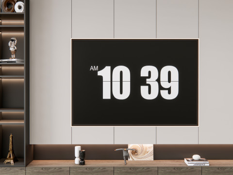 TV wall 22 3D Модель