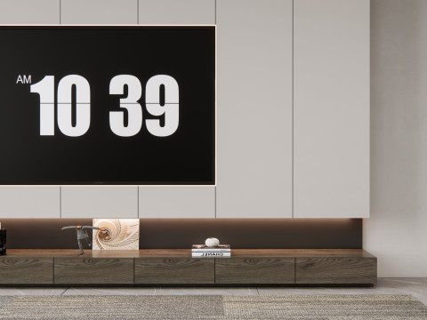 TV wall 22 3D Модель