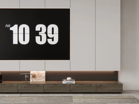 Parete TV 22 Modello 3D