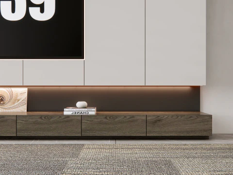 Parete TV 22 Modello 3D