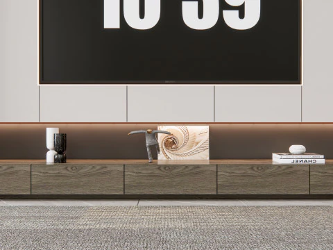 Parete TV 22 Modello 3D