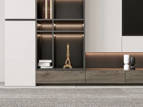 Parete TV 22 Modello 3D