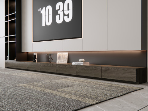 TV wall 22 3D Модель