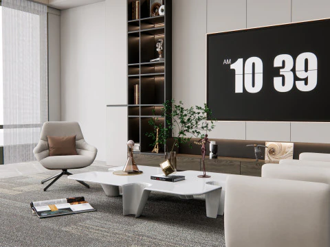 Parete TV 22 Modello 3D