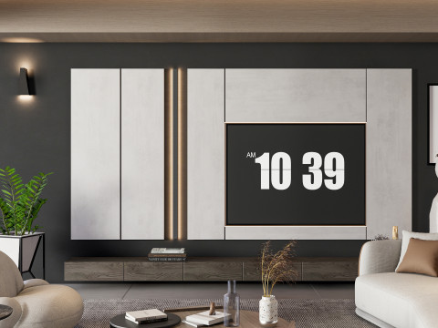 TV wall 23 Modelo 3D