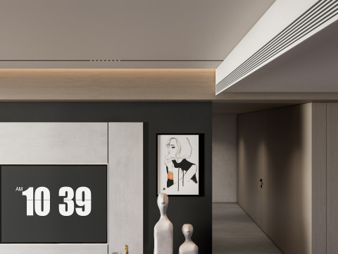 TV wall 23 Modelo 3D