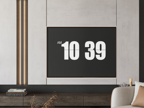 TV wall 23 Modelo 3D