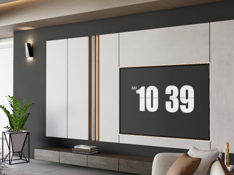 TV wall 23 Modelo 3D
