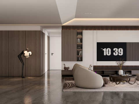 TV wall 28 3D Модель