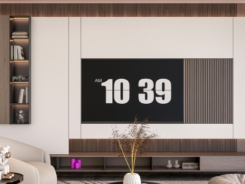 TV wall 28 3D Модель