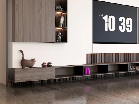 TV-Wand 28 3D Modell
