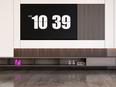 TV wall 28 3D Модель