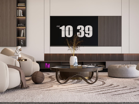 TV wall 28 3D Модель