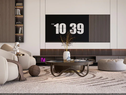 TV-Wand 28 3D Modell