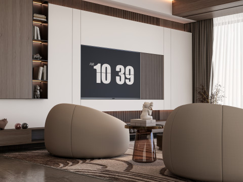 TV wall 28 3D Модель