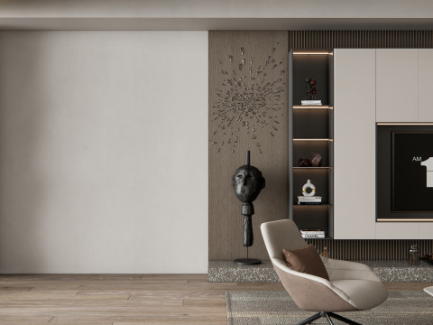 TV wall 29 Model 3D