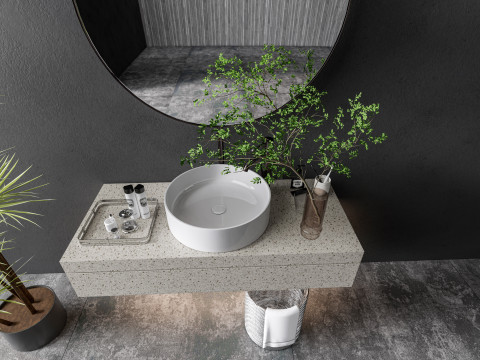 Vanity bathroom set 000 3D Model