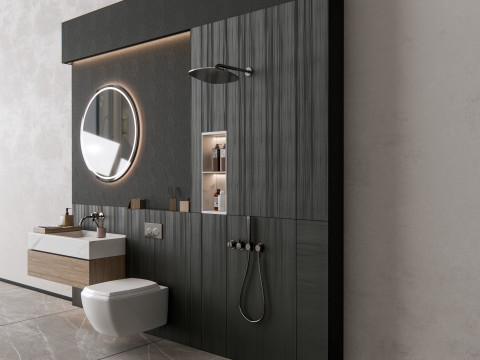 Vanity bathroom set 1 Model 3D
