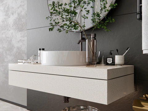 Jogo de banheiro 2 Modelo 3D